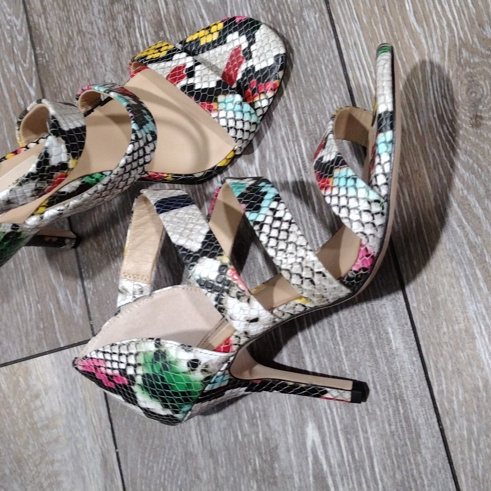 Antonio Melani Red, Yellow And Green Python Print… - image 5